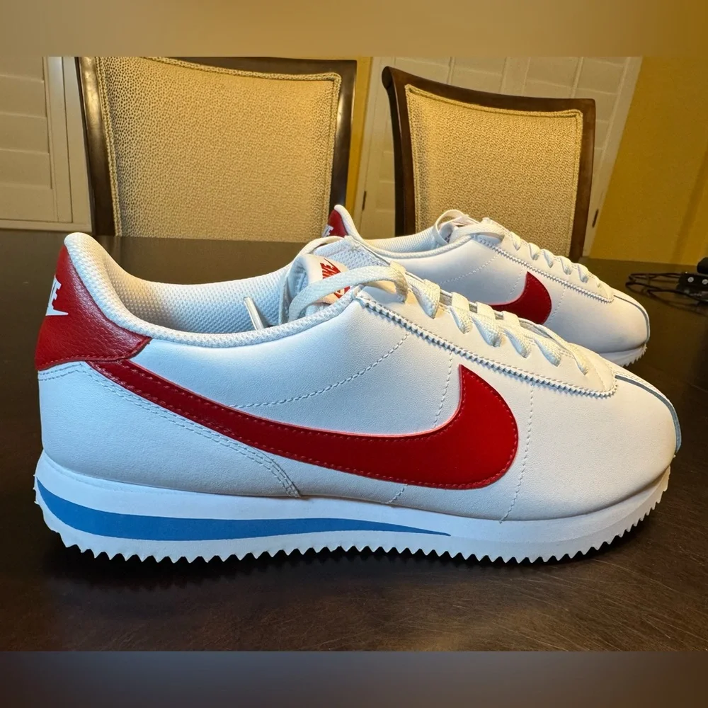 New Nike Cortez Forest Gump White Red Sneaker Shoes Size US 11.5 - Picture 4 of 14